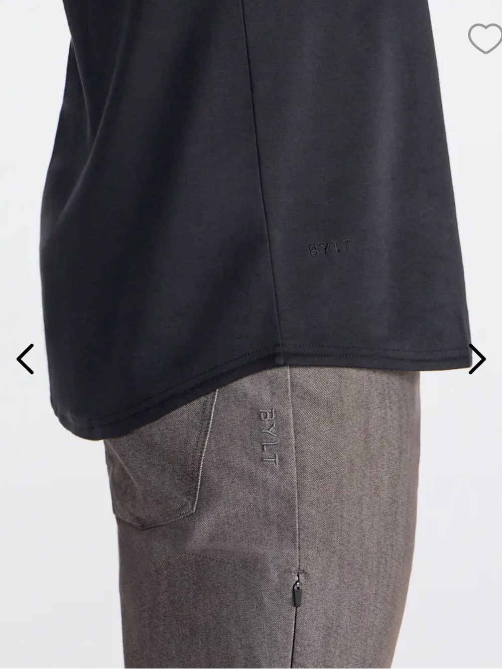 BYLT Premium Basics classic drop cut tshirt - Picture 3 of 14